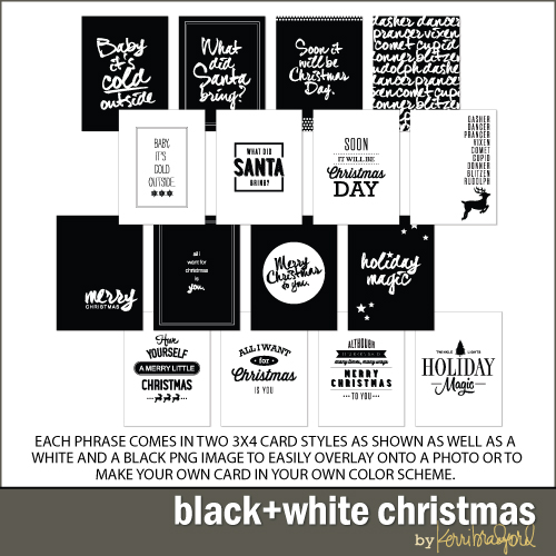 Black+White Christmas