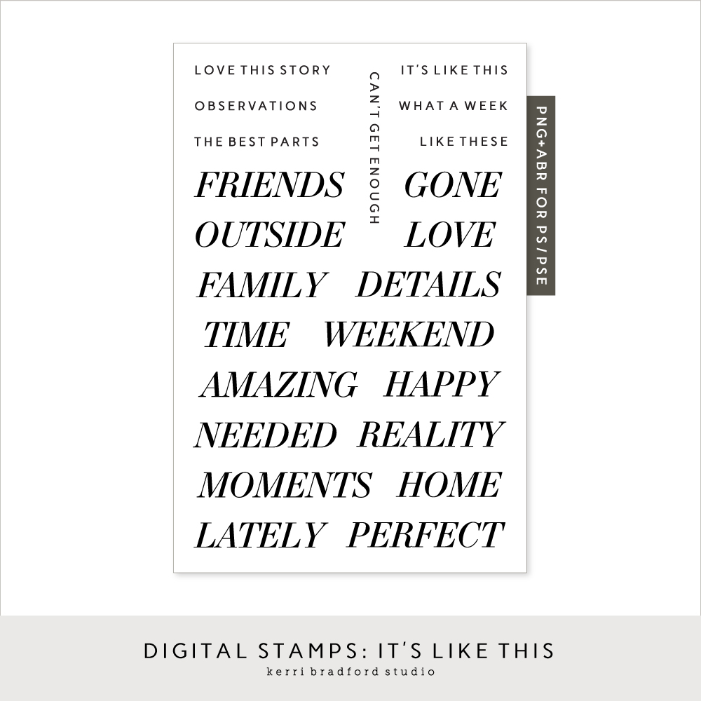 Digital Stamps: It's Like This